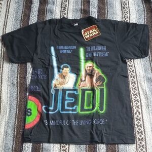 Vtg Star Wars Episode I Jedi Vs. Sith Black T-Shirt Mens Medium